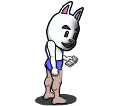 Powerful bunny sticker #7542297