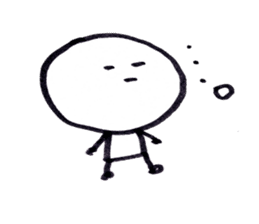 Man of note paper sticker #7542427