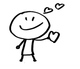 Man of note paper sticker #7542434