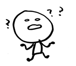 Man of note paper sticker #7542436