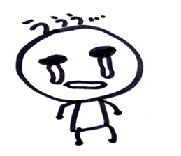 Man of note paper sticker #7542441