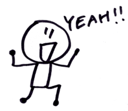 Man of note paper sticker #7542457