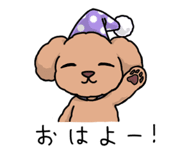 Kawaii Toy Poodle sticker #7542740