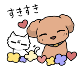 Kawaii Toy Poodle sticker #7542749