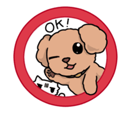 Kawaii Toy Poodle sticker #7542750