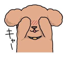 Kawaii Toy Poodle sticker #7542756