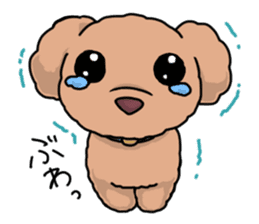 Kawaii Toy Poodle sticker #7542762