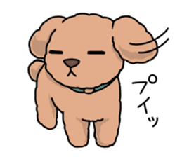 Kawaii Toy Poodle sticker #7542767