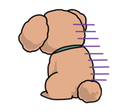 Kawaii Toy Poodle sticker #7542777