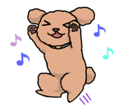 Kawaii Toy Poodle sticker #7542778