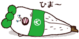 Beautiful leg Japanese radish tetsuko sticker #7542780