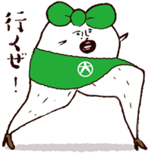 Beautiful leg Japanese radish tetsuko sticker #7542782