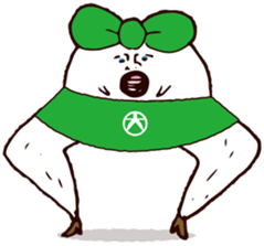 Beautiful leg Japanese radish tetsuko sticker #7542783