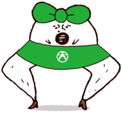 Beautiful leg Japanese radish tetsuko sticker #7542783