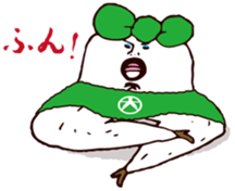 Beautiful leg Japanese radish tetsuko sticker #7542791