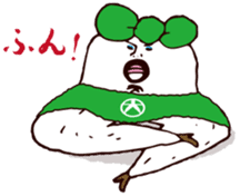 Beautiful leg Japanese radish tetsuko sticker #7542791