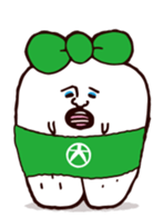 Beautiful leg Japanese radish tetsuko sticker #7542804