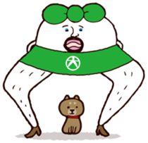 Beautiful leg Japanese radish tetsuko sticker #7542812