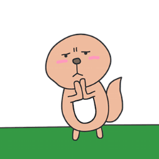 Squirrel everyday sticker #7542868