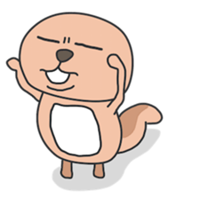 Squirrel everyday sticker #7542903