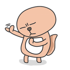 Squirrel everyday sticker #7542915