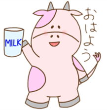 Pink MouMou sticker #7543100