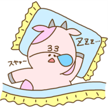 Pink MouMou sticker #7543106