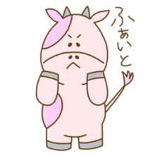 Pink MouMou sticker #7543109