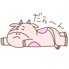 Pink MouMou sticker #7543110