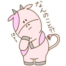 Pink MouMou sticker #7543111