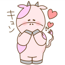 Pink MouMou sticker #7543115