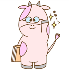 Pink MouMou sticker #7543119