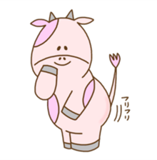 Pink MouMou sticker #7543122