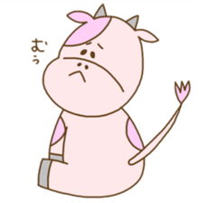 Pink MouMou sticker #7543136