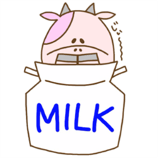 Pink MouMou sticker #7543137