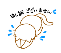 neko4(Waiting Hen) sticker #7543197