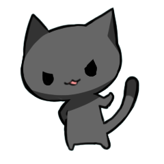 black-black-black cat.