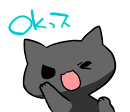 black-black-black cat. sticker #7543232