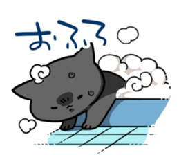 black-black-black cat. sticker #7543249