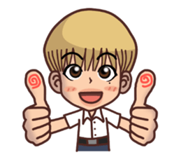 B School Boy sticker #7543434