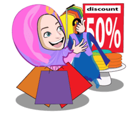 Habibi and Bilqis sticker #7543906