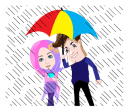 Habibi and Bilqis sticker #7543937