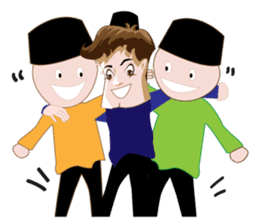 Habibi and Bilqis sticker #7543938