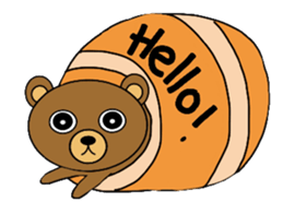 My popular kuma bear (Thai) sticker #7544581