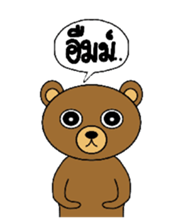 My popular kuma bear (Thai) sticker #7544617