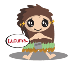 Maspur - The Caveman sticker #7544824