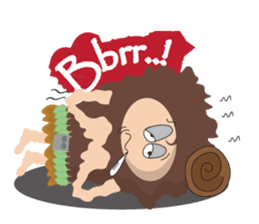 Maspur - The Caveman sticker #7544844