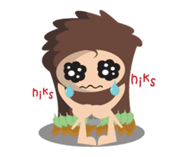 Maspur - The Caveman sticker #7544850