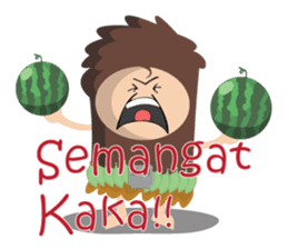 Maspur - The Caveman sticker #7544852