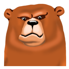Stinky face bear